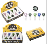 Skull Shape Color Bowl Display Set 8 Pcs Set